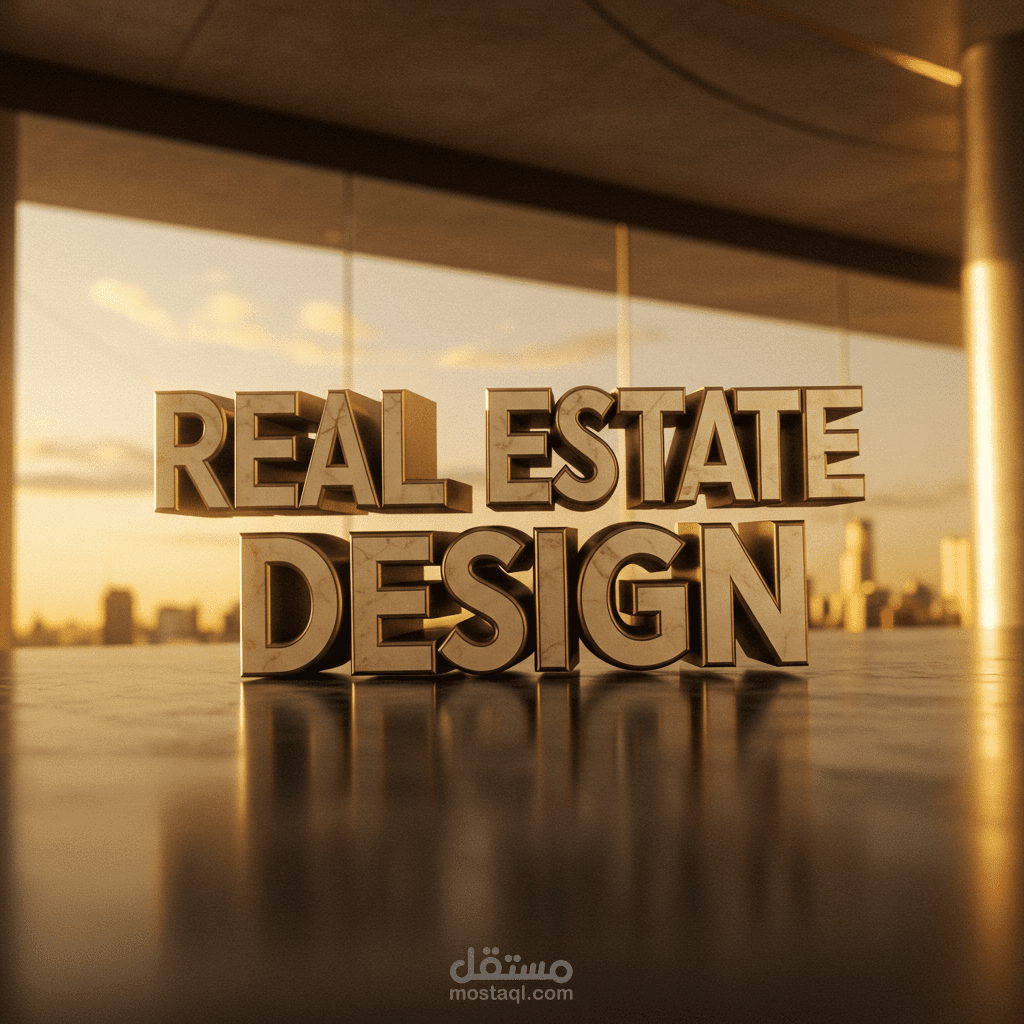 تصميمات سوشيال ميديا احترافيه (6 تصميمات دمج صور احترافيه ) لشركه متخصصه فى مجال التسويق العقارى فى دوله الكويت