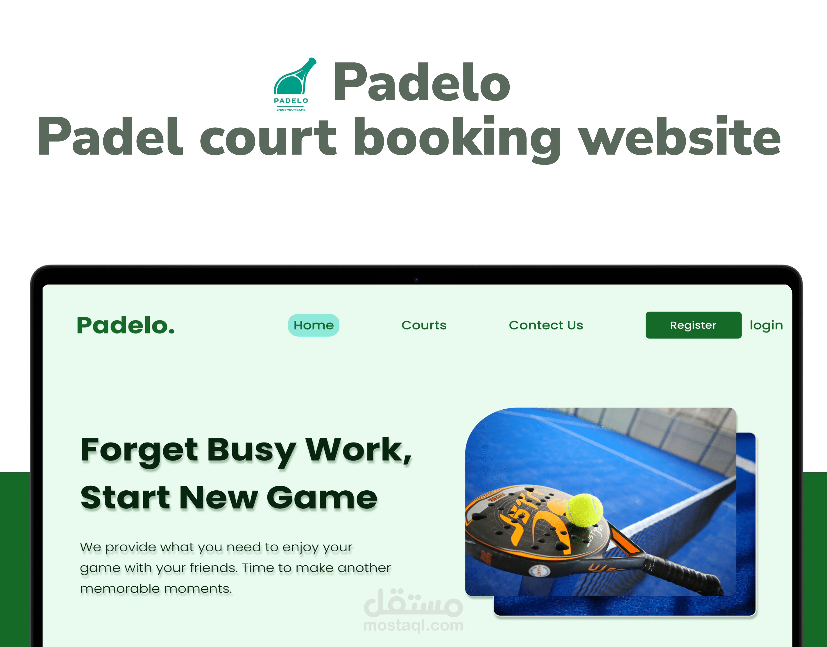 Padelo Court booking web