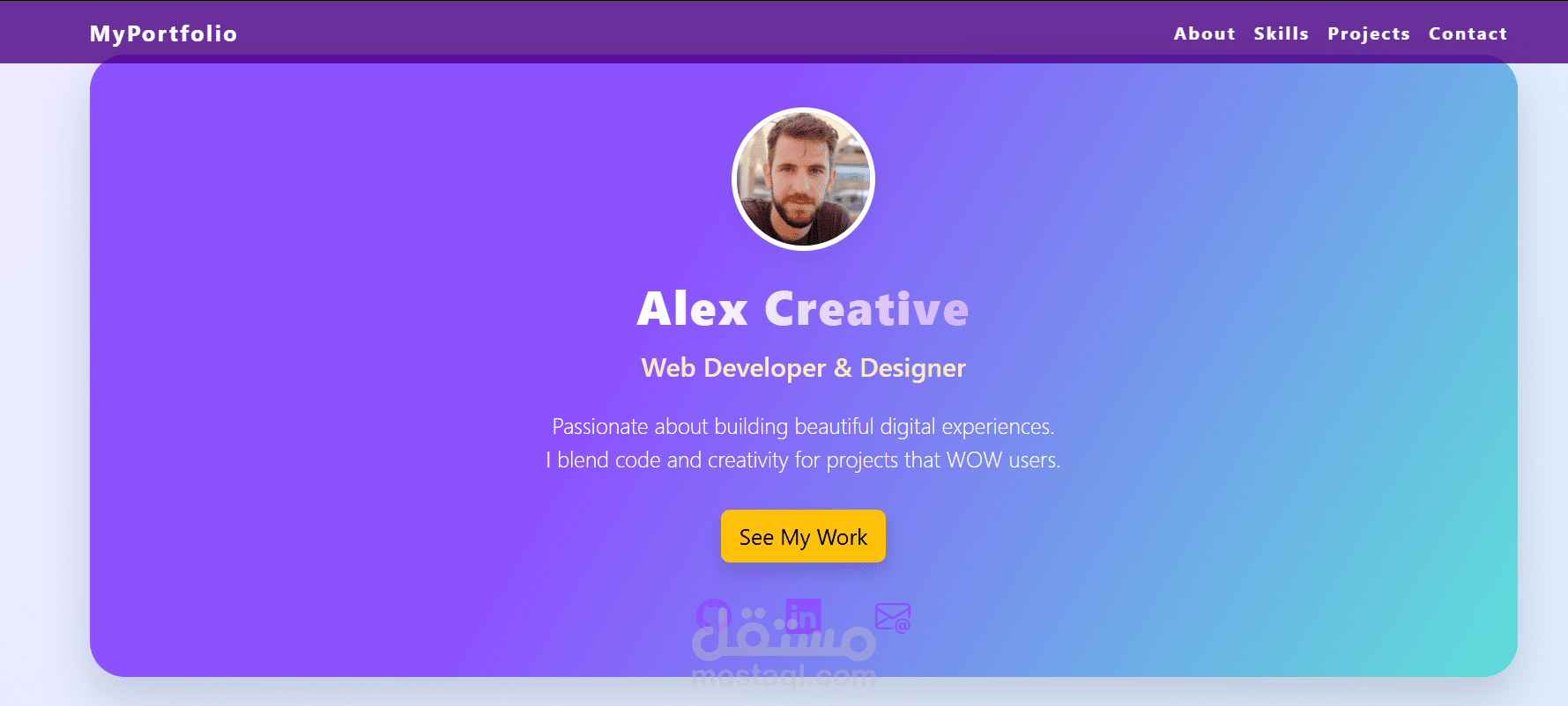 portfolio template