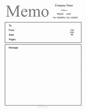 how to write a memo in communication class