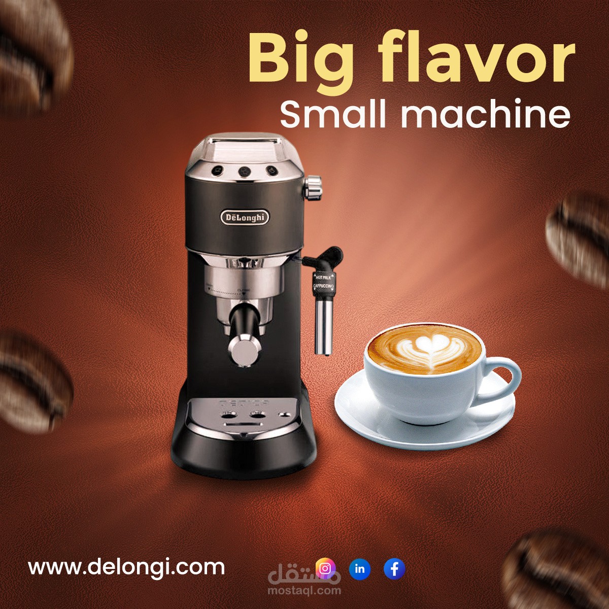 Delongi Coffe Machine Poster