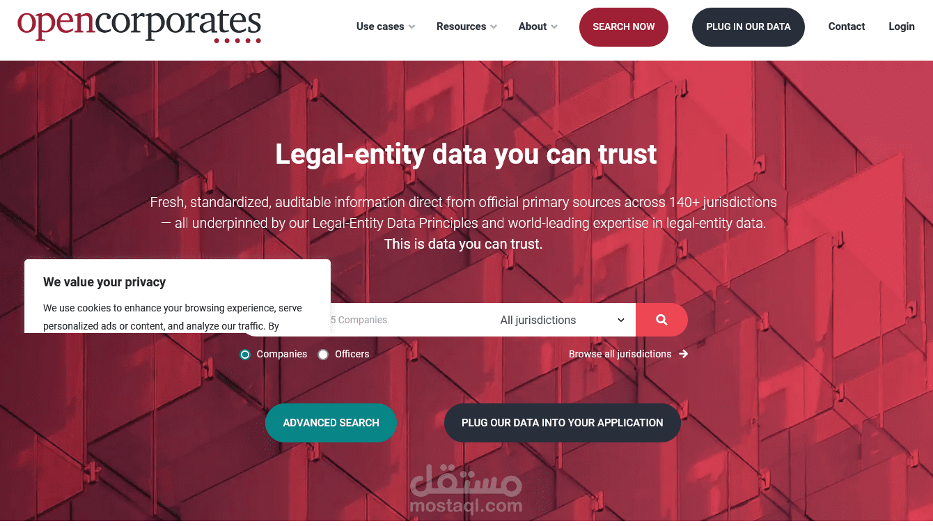 موقع Open Corporates