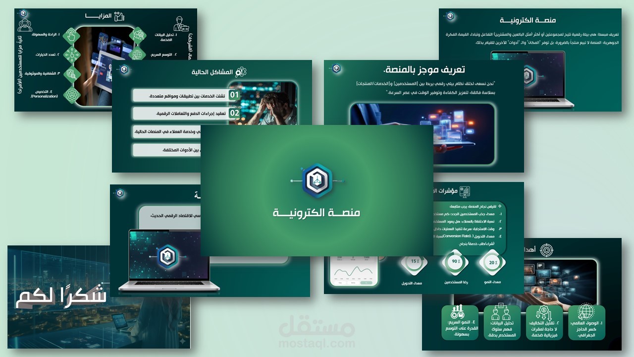 منصة الكترونية