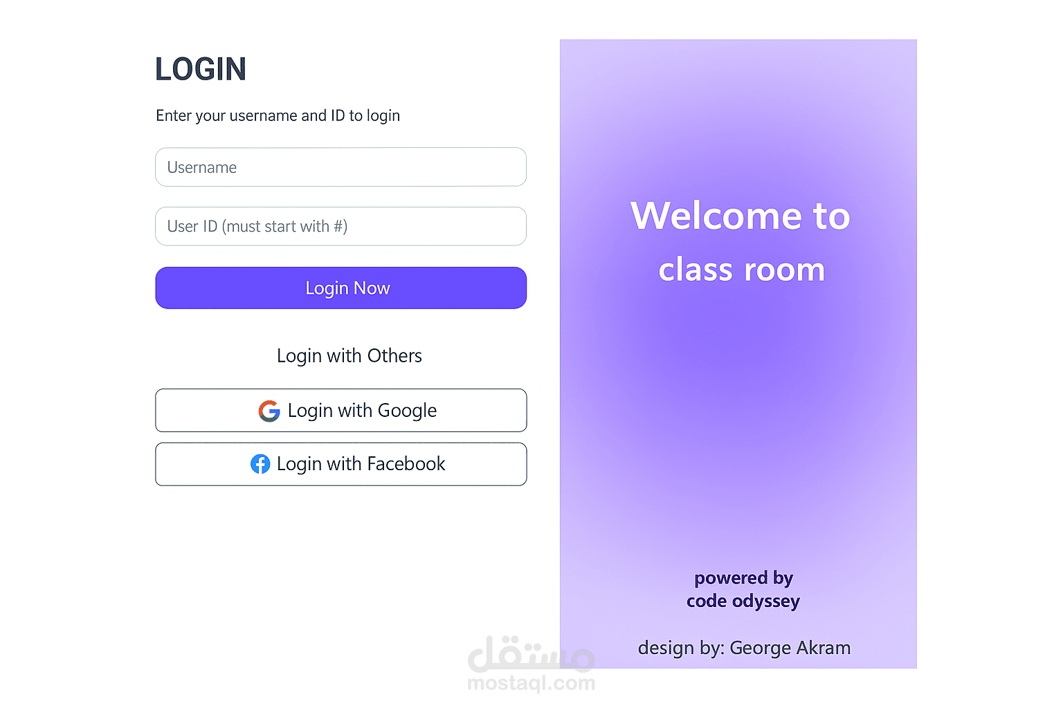 (login page( responsive