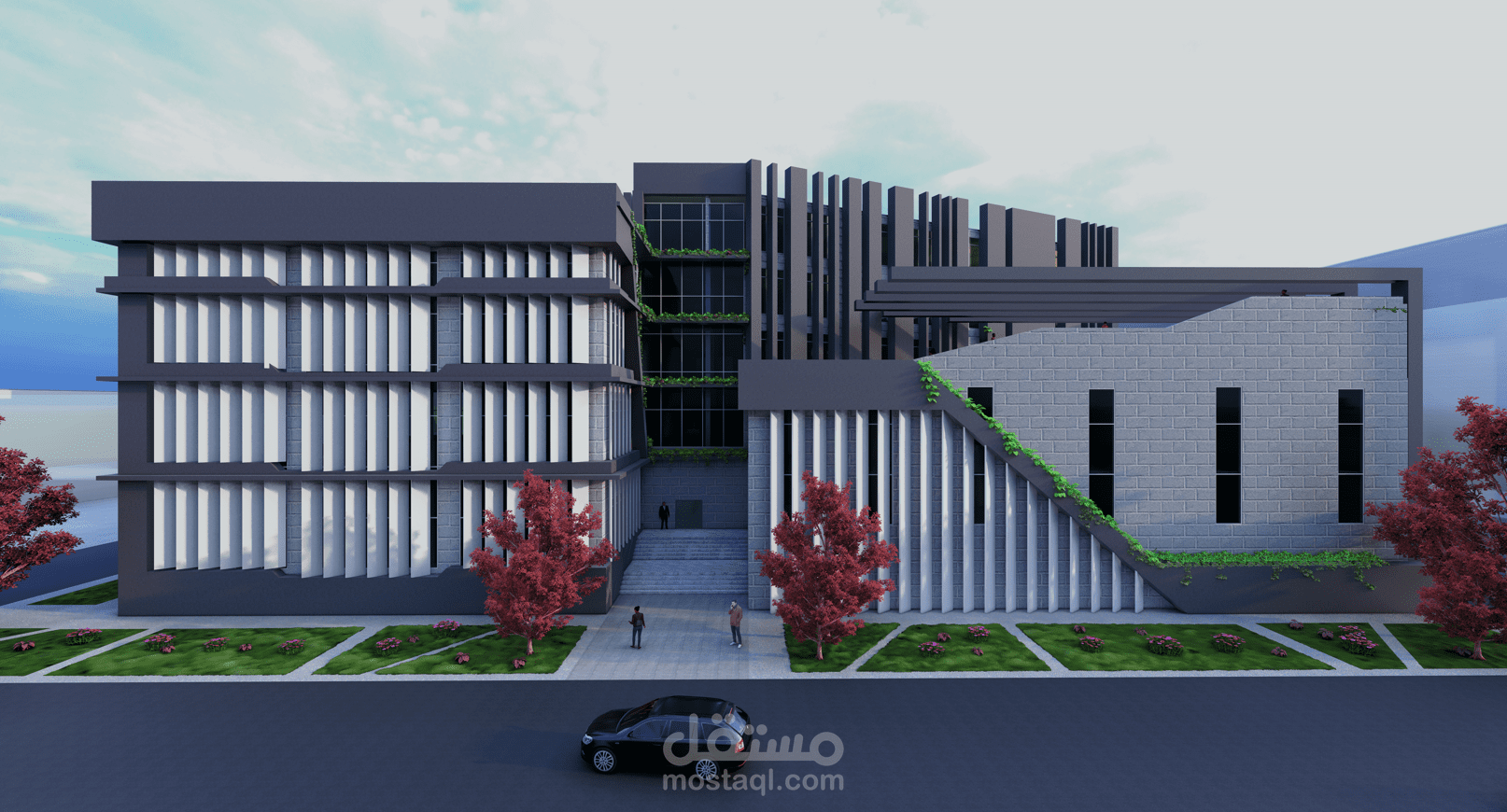 اعادة تصميم مبنى قسم عمارة جامعة الزقازيق