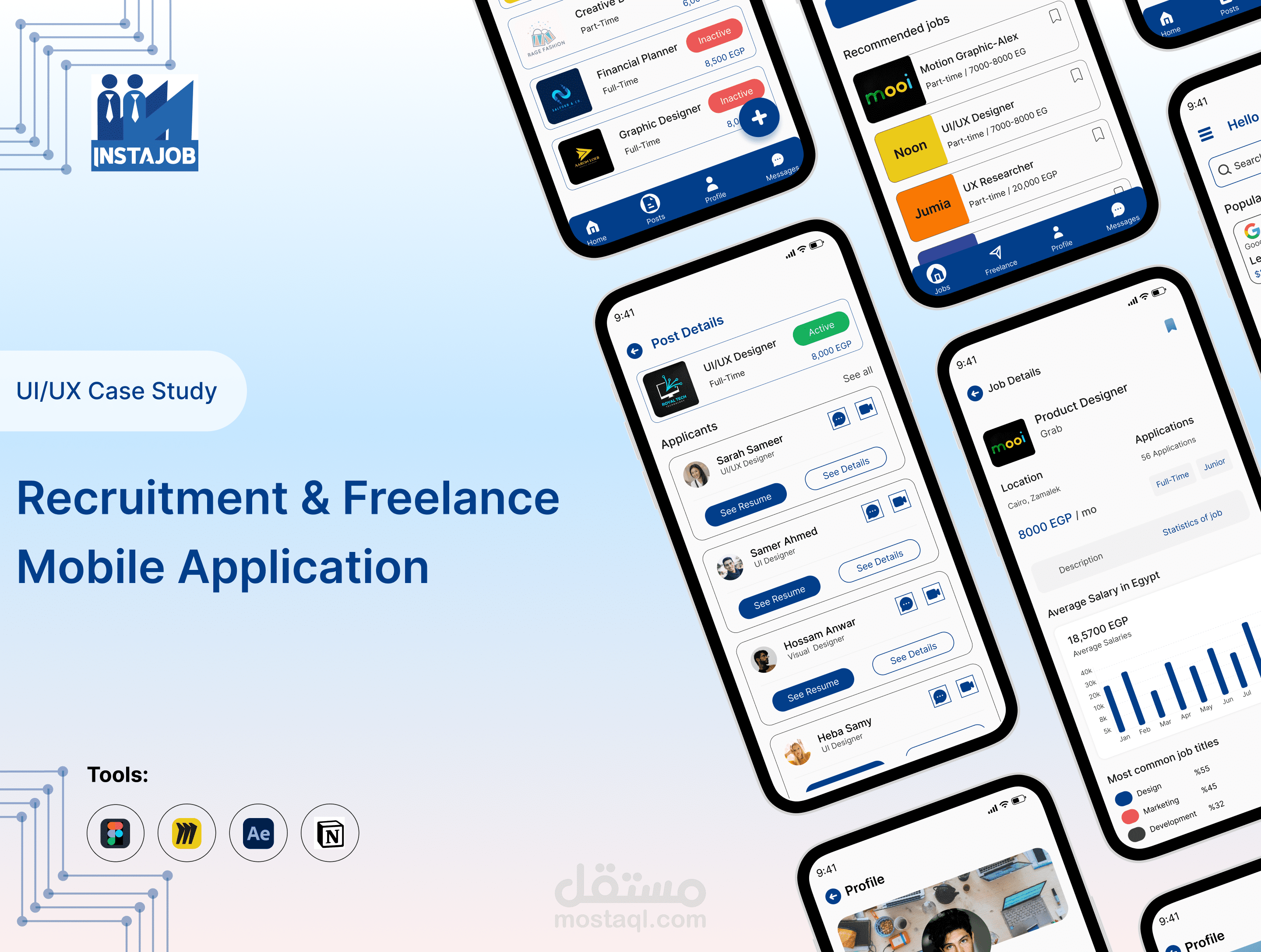 Recruitment mobile application