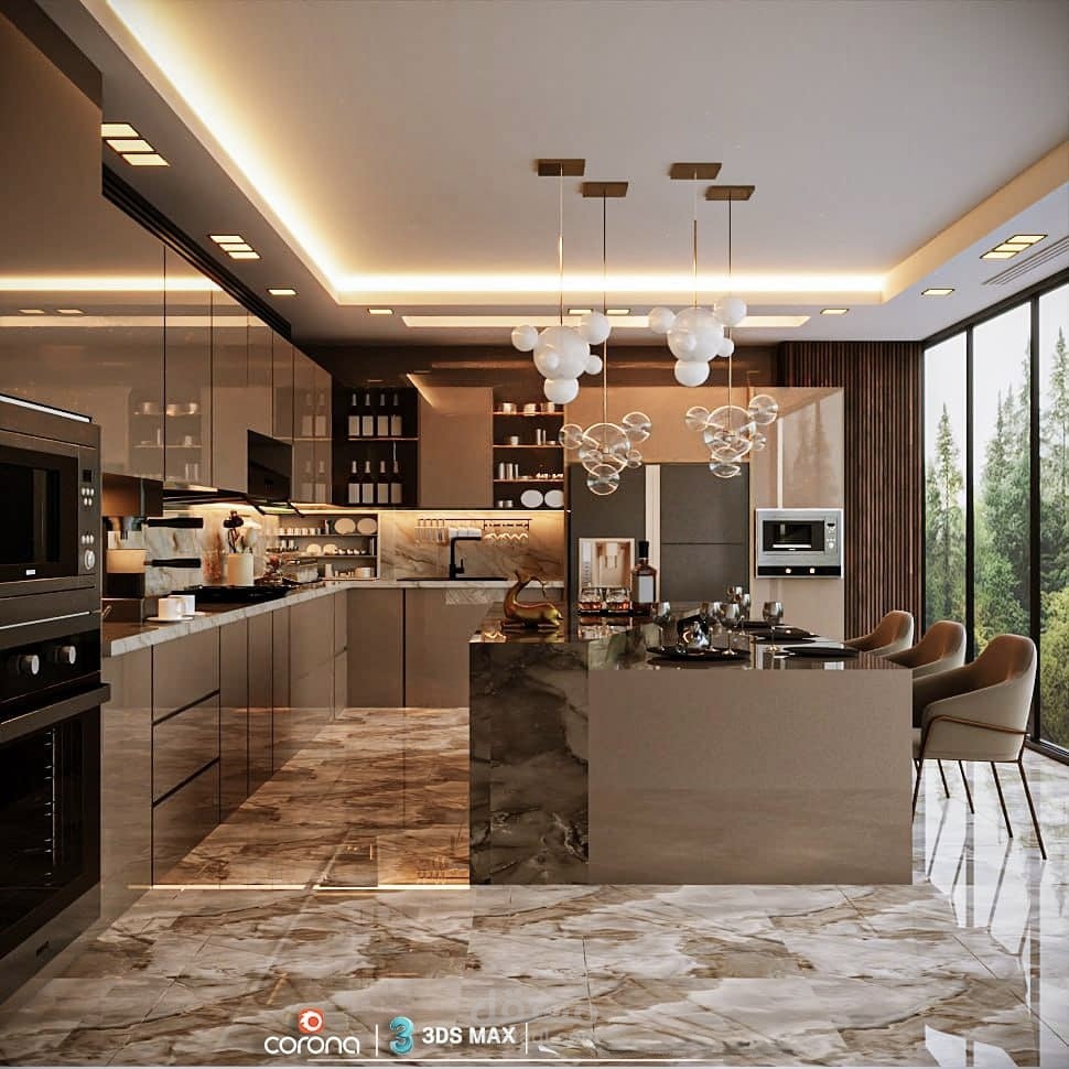 ديكور داخلي مطبخ مودرن