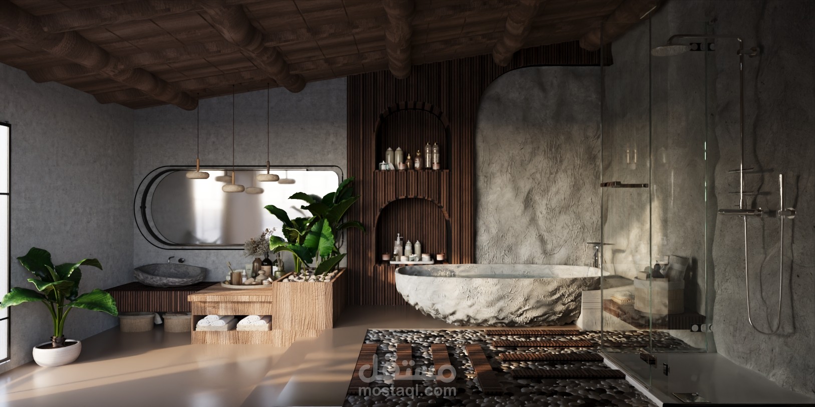 ديكور داخلي لحمام