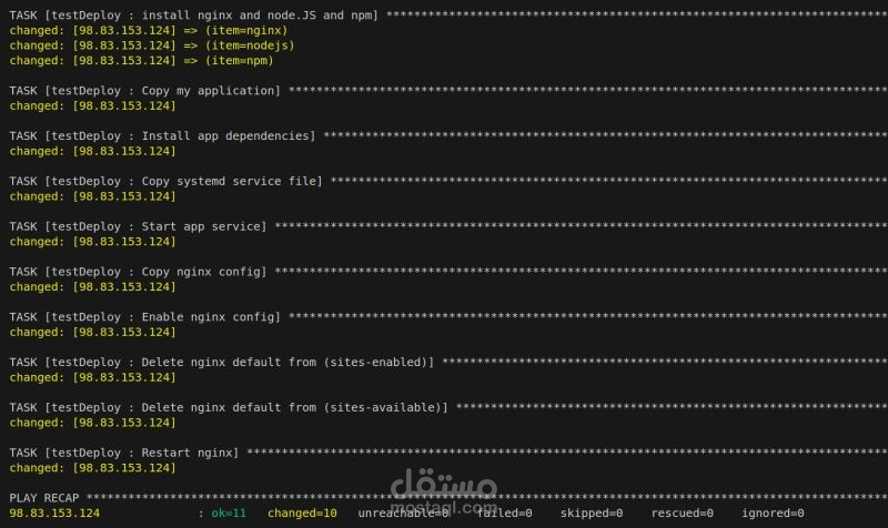 Install Docker and run Nginx container role