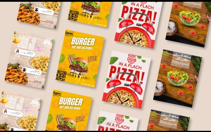 تصميم منشورات سوشيال ميديا بجودة عالية لمختلف الأنشطة