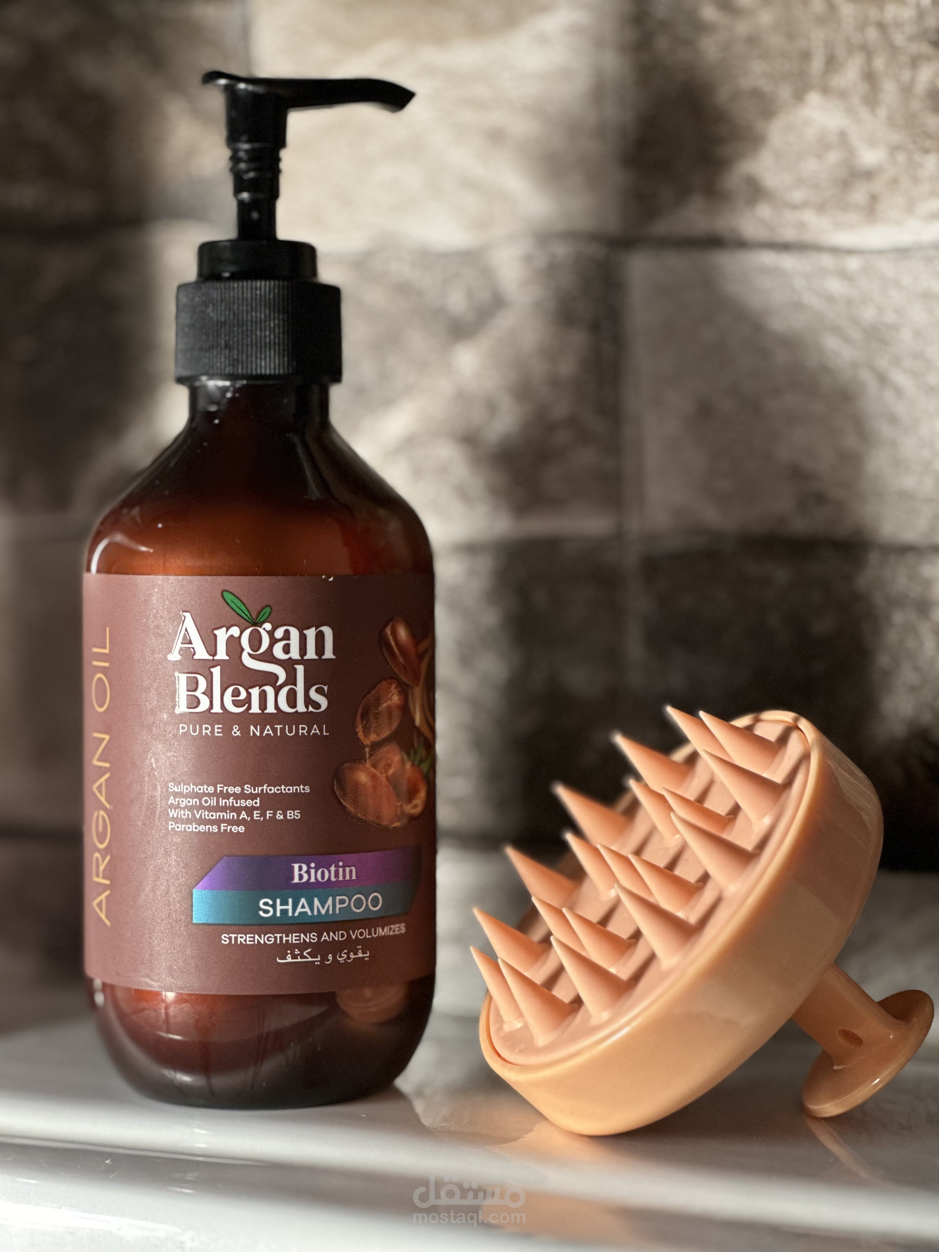 إنشاء فيديو UGC مميز عن شامبو جديد من  Argan blends