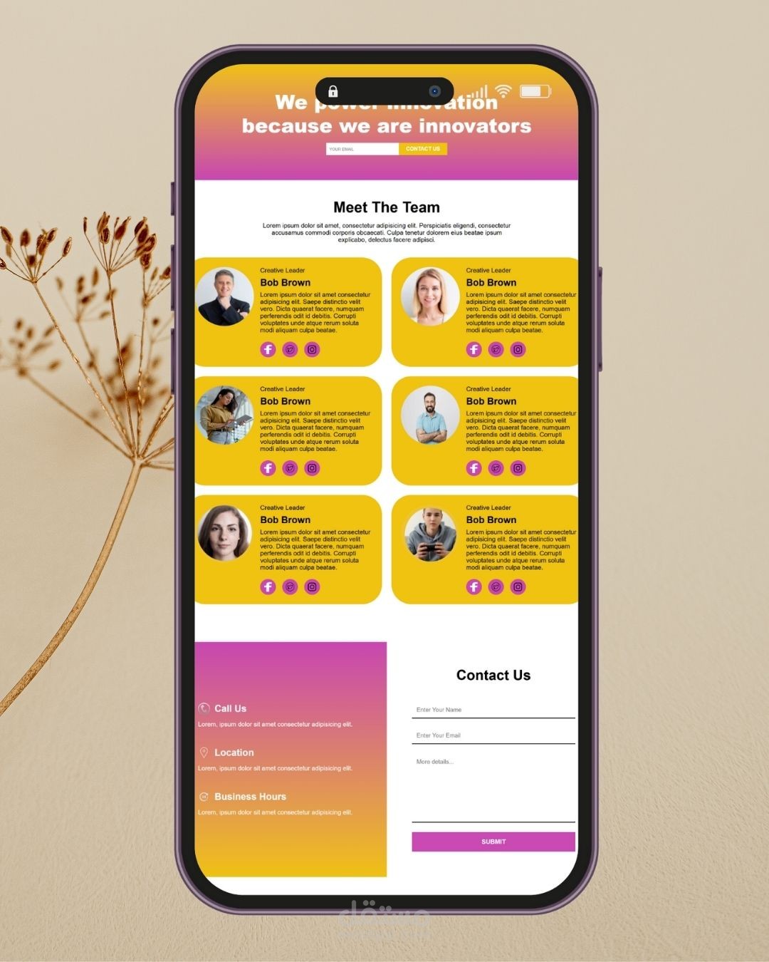 Employees Page