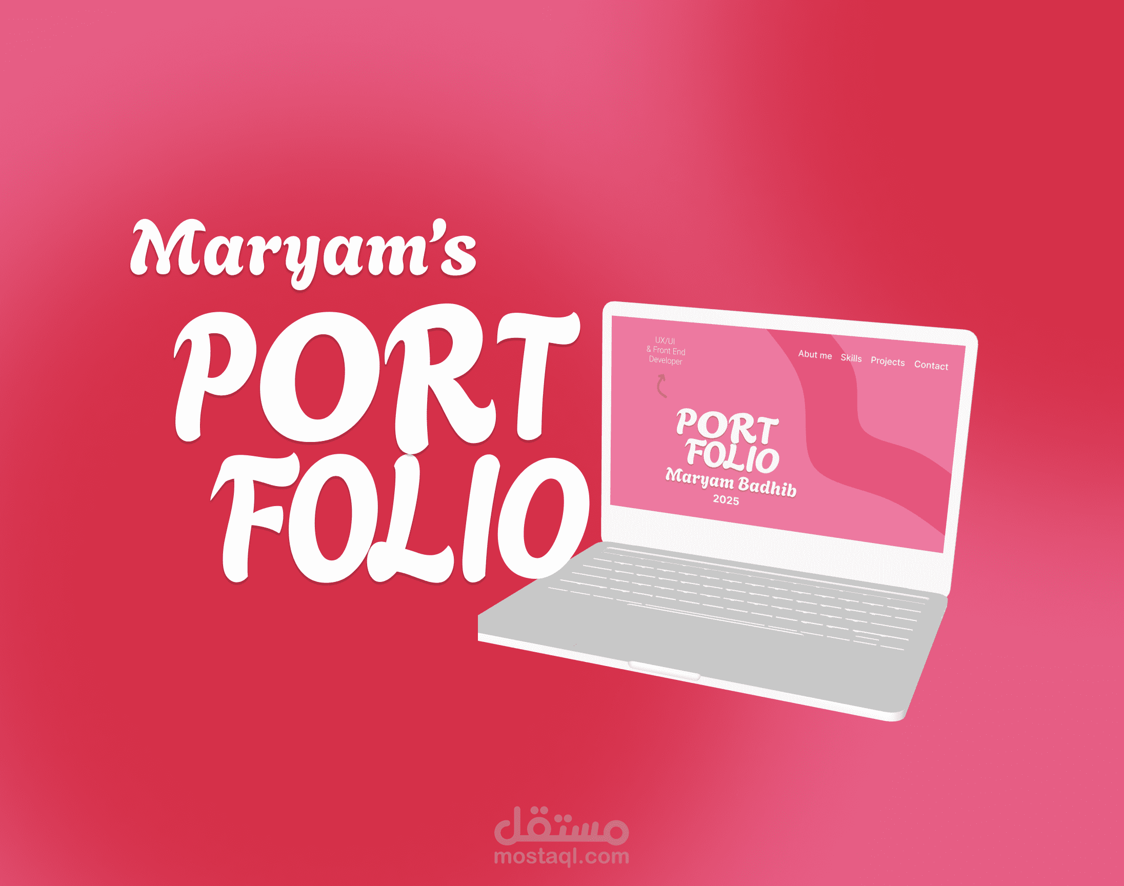 My portfolio website -  محفظة أعمالي.