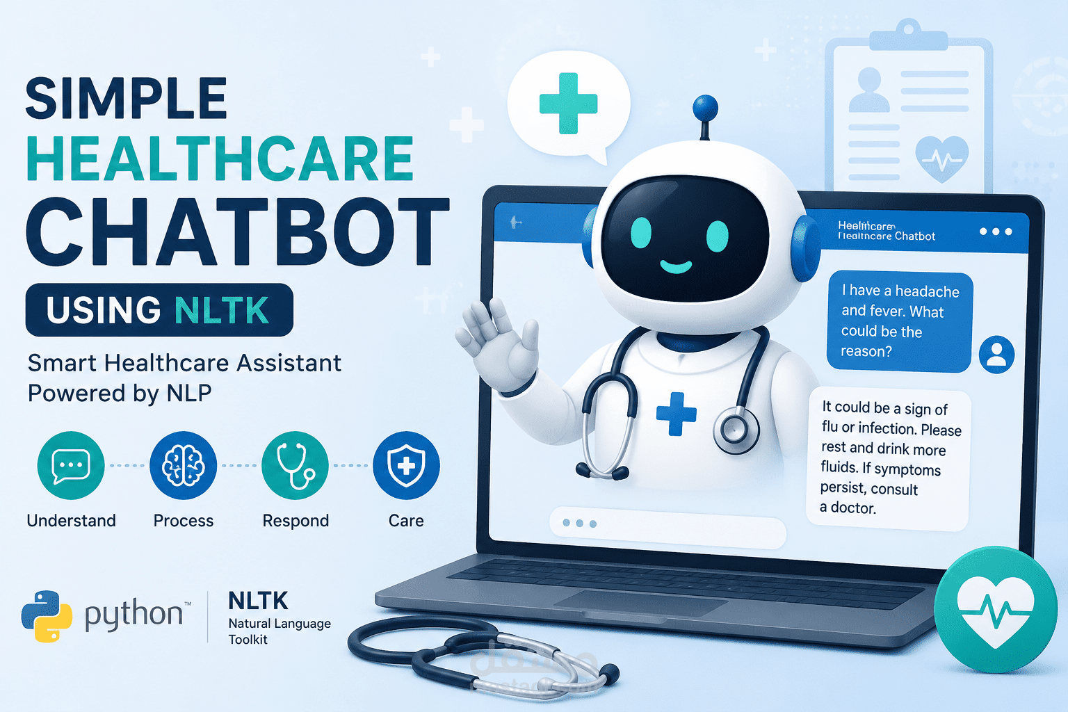 Simple Healthcare Chatbot using NLTK