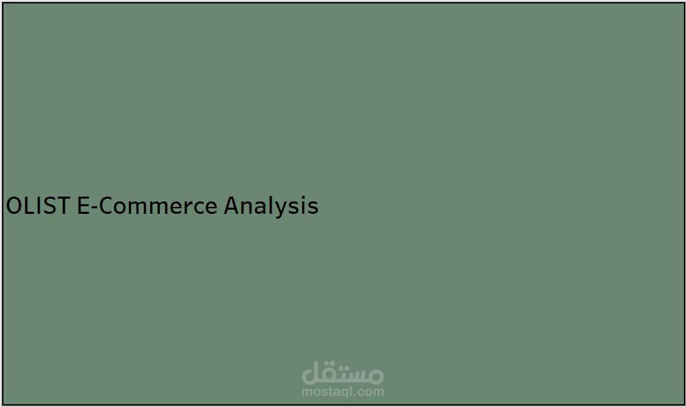 لوحة تفاعلية باستخدام tableau لتحليل البيانات الخاصة بolist e-commerce data set