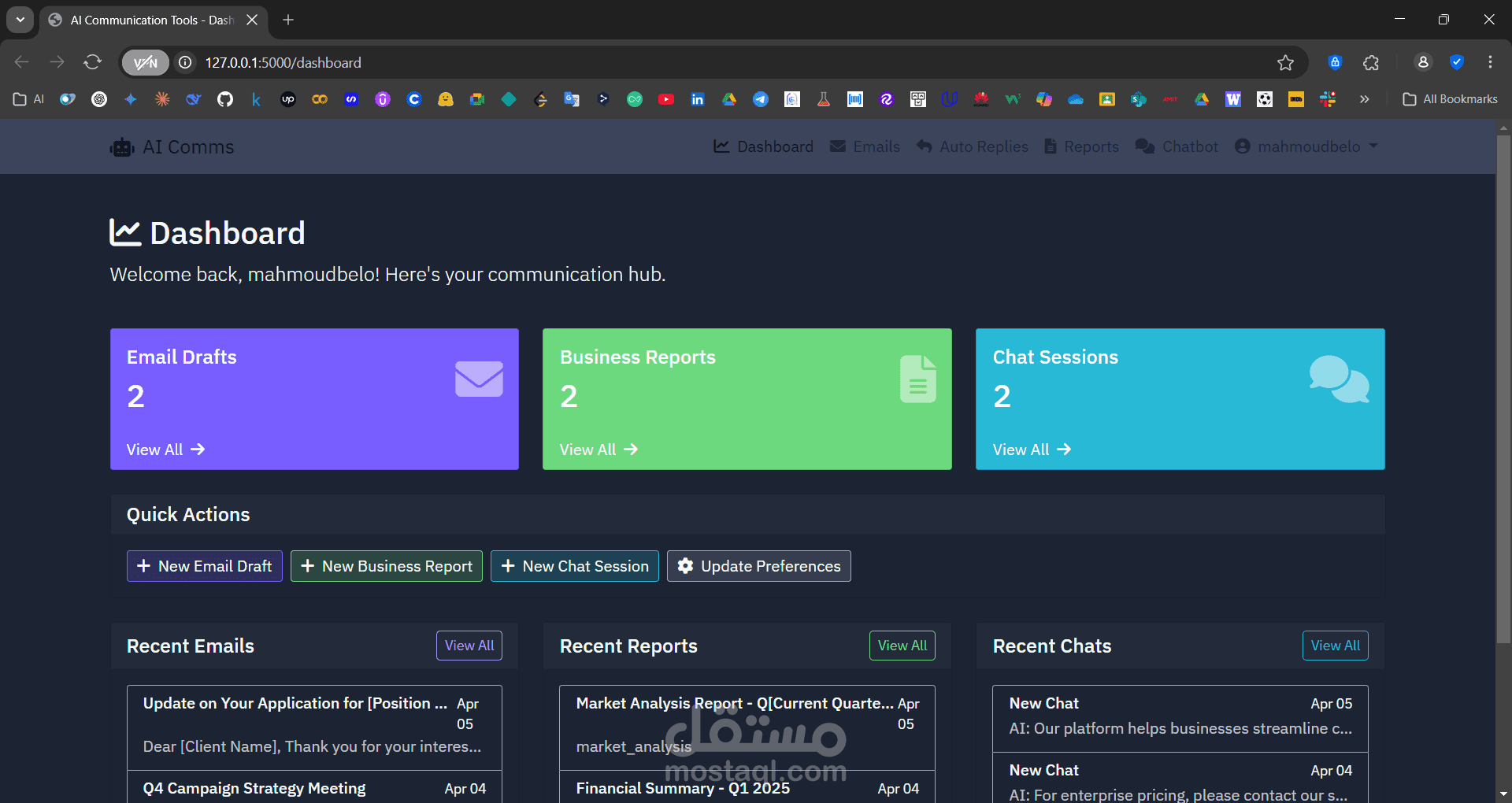 AI Business Communication Platform
