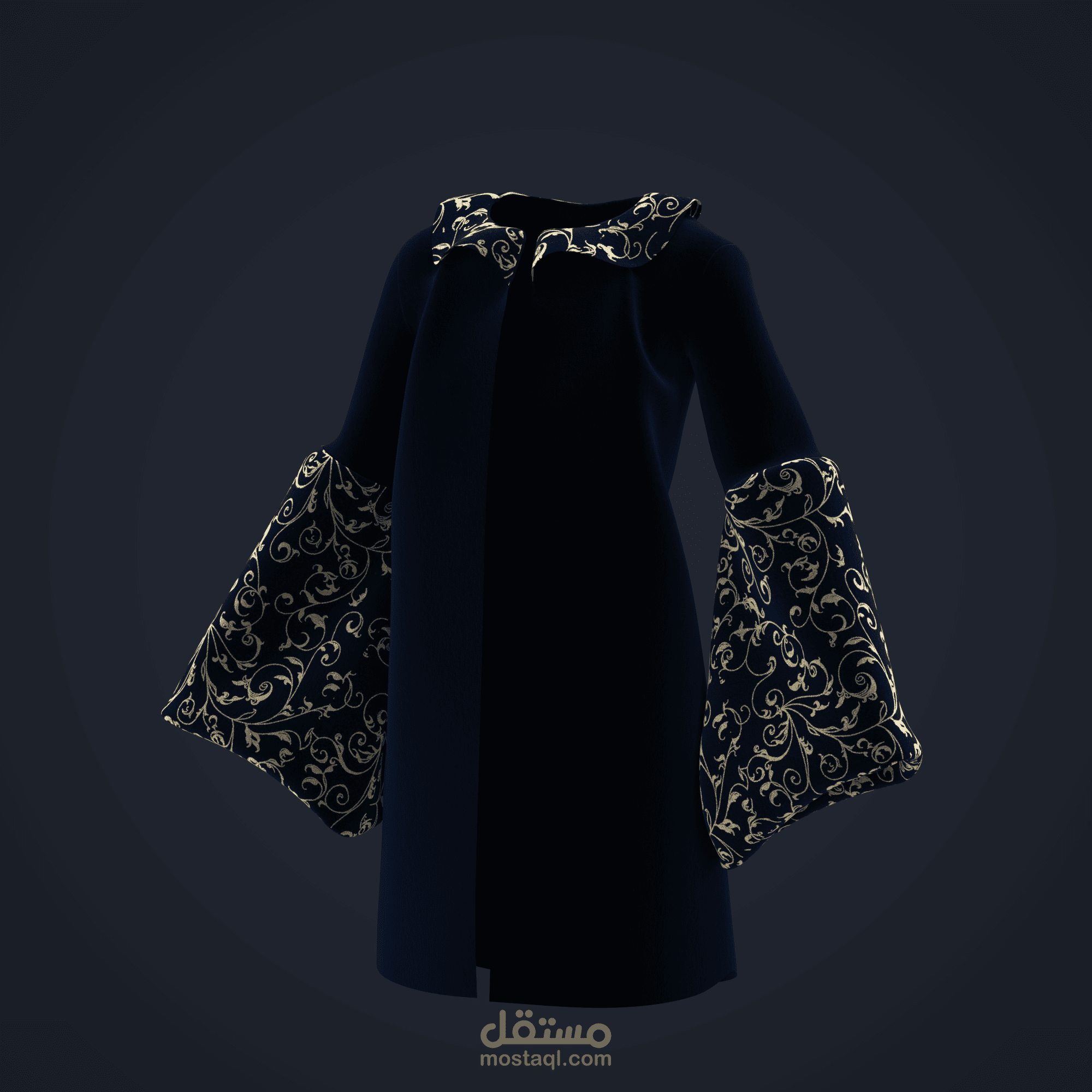 تصميمي لمعطف كلاسيكي