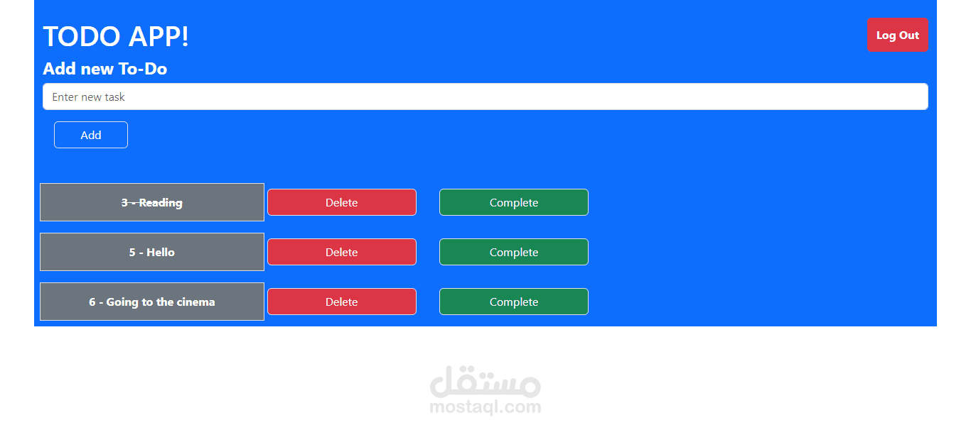 Todo List App