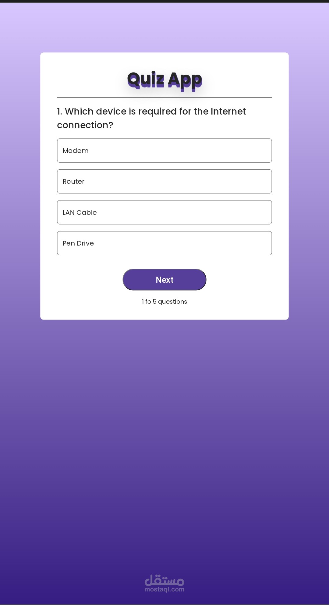 Quiz App