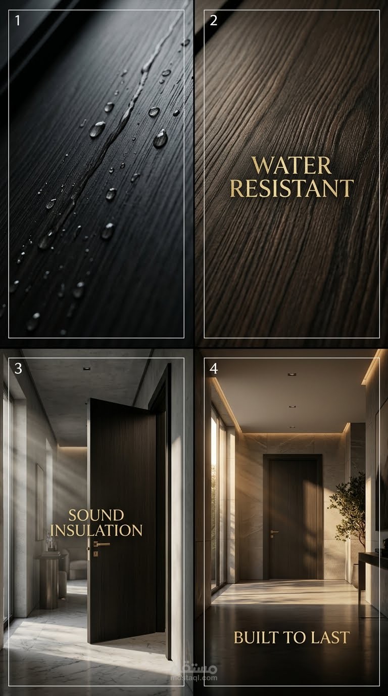 اعلان لشركة تصميم ابواب