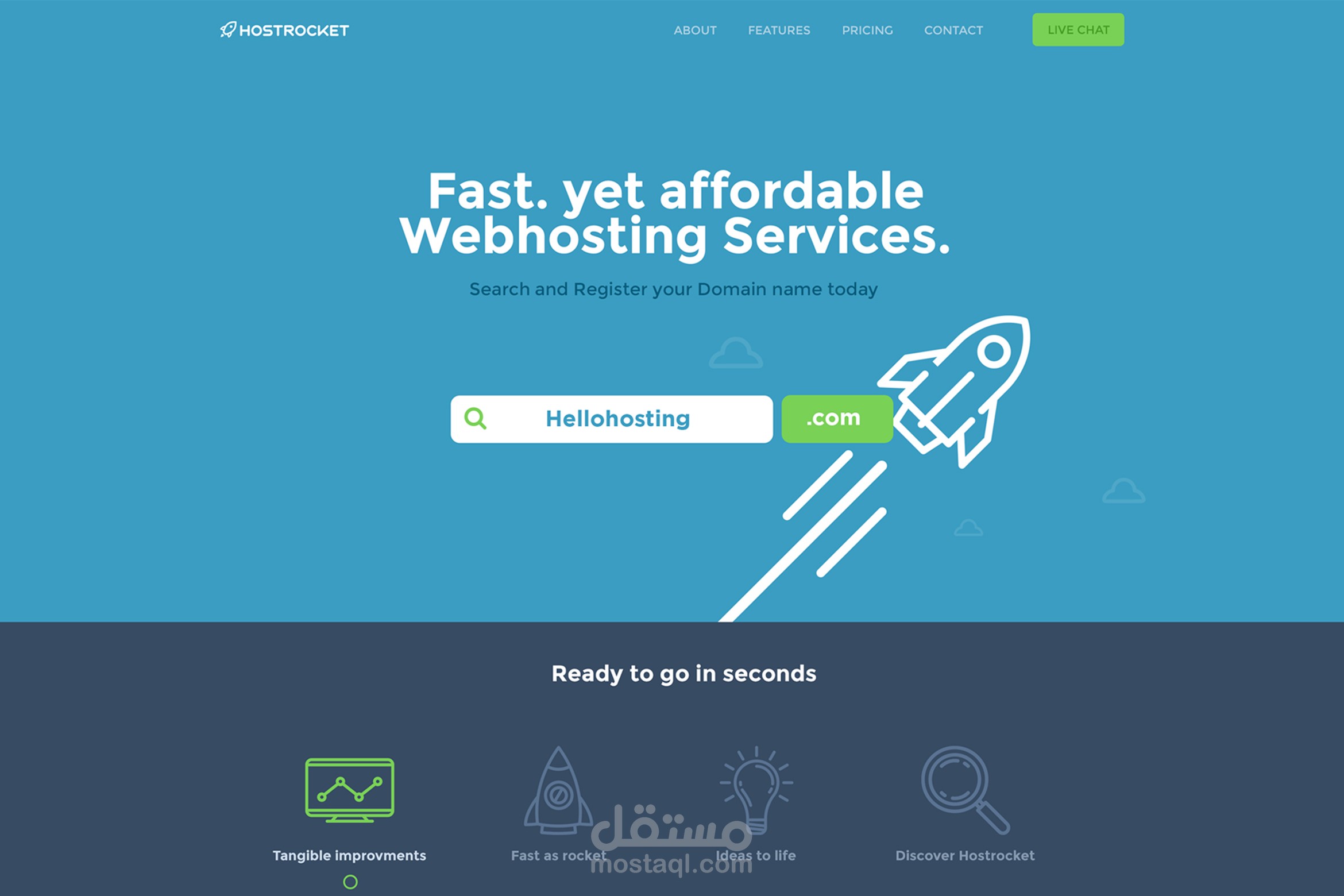 Hostrocket html template