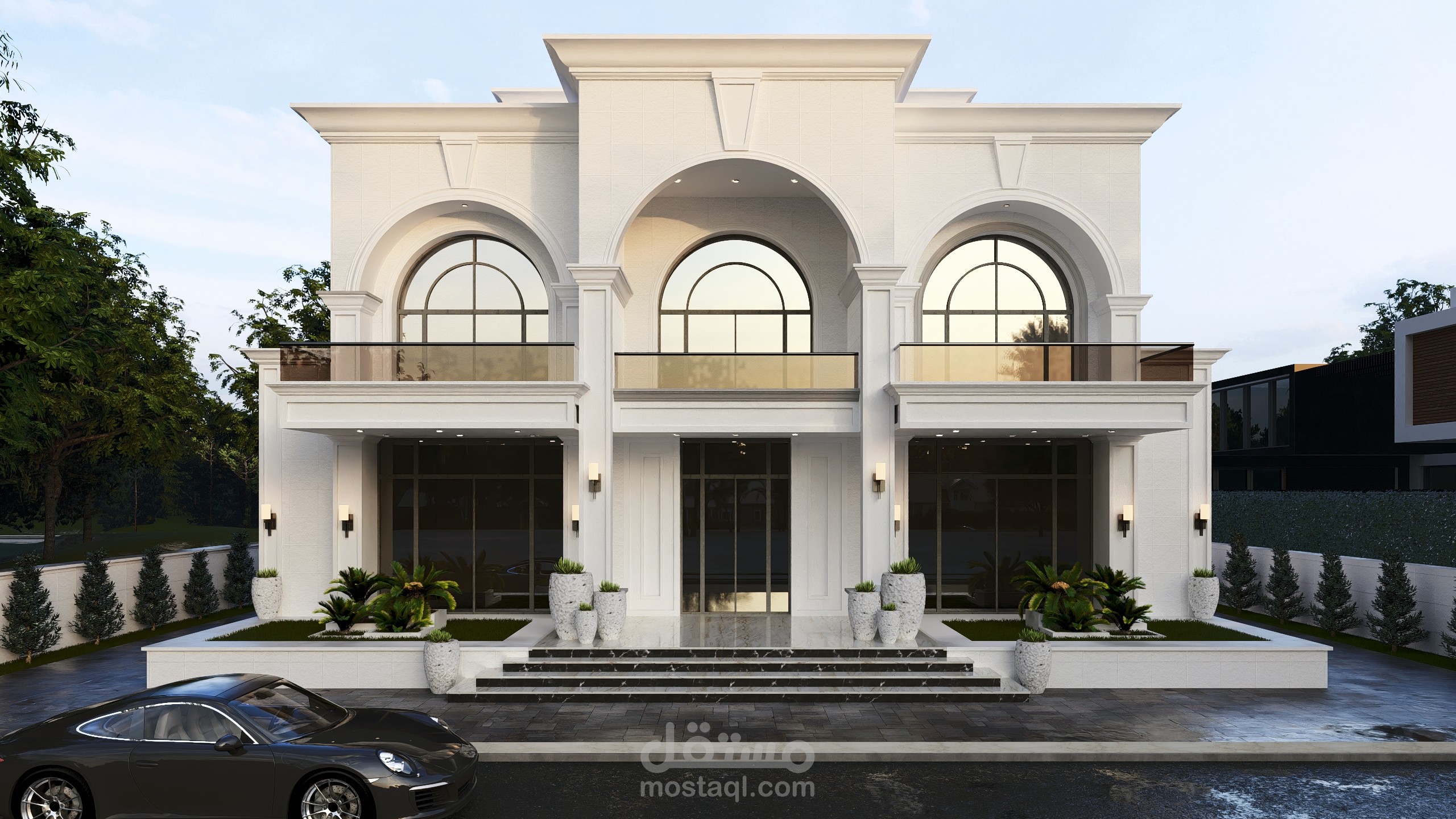 تصميم واجهة فيلا