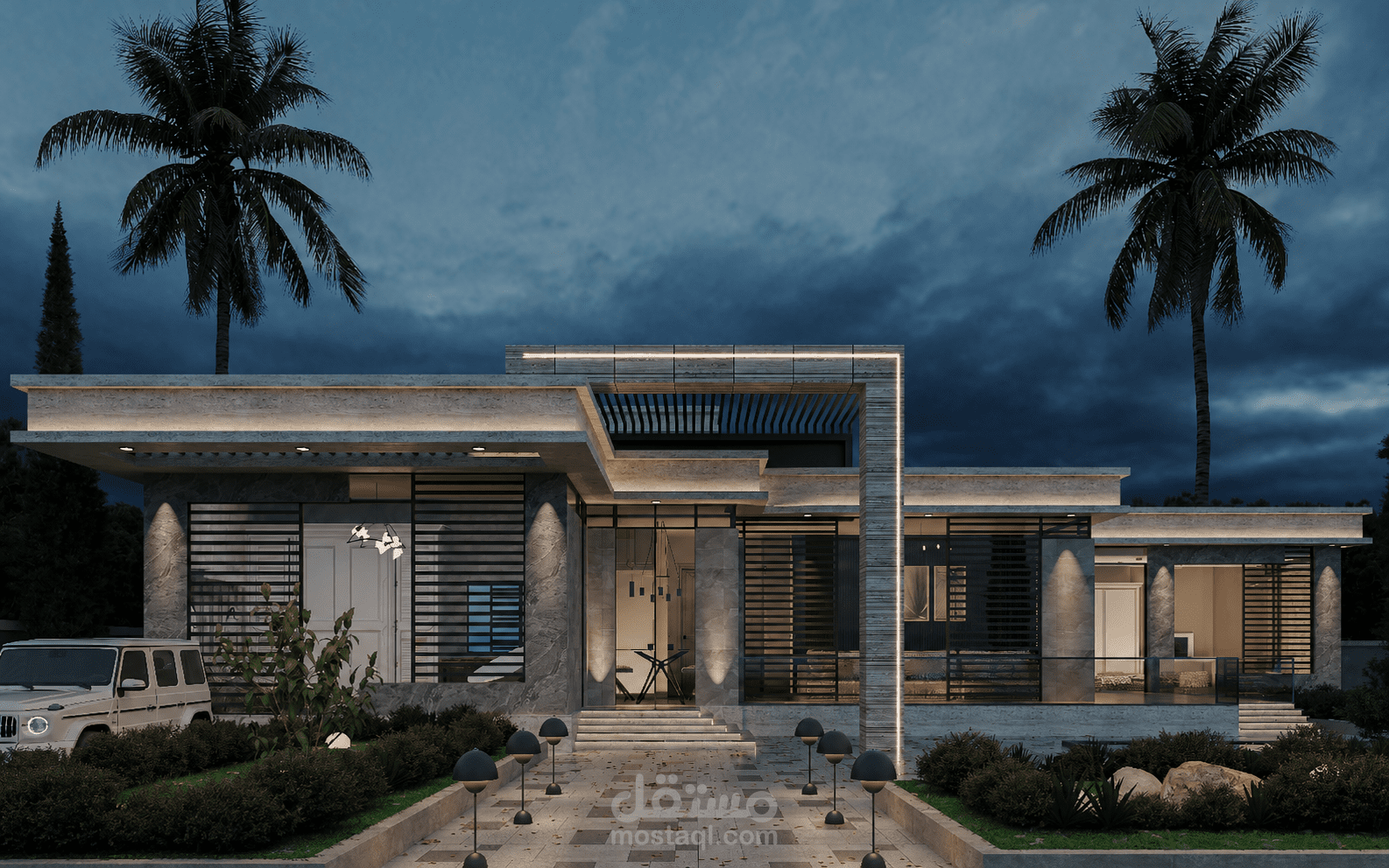 نموذج فيلا سكنية  ارضي فقط G ONLY