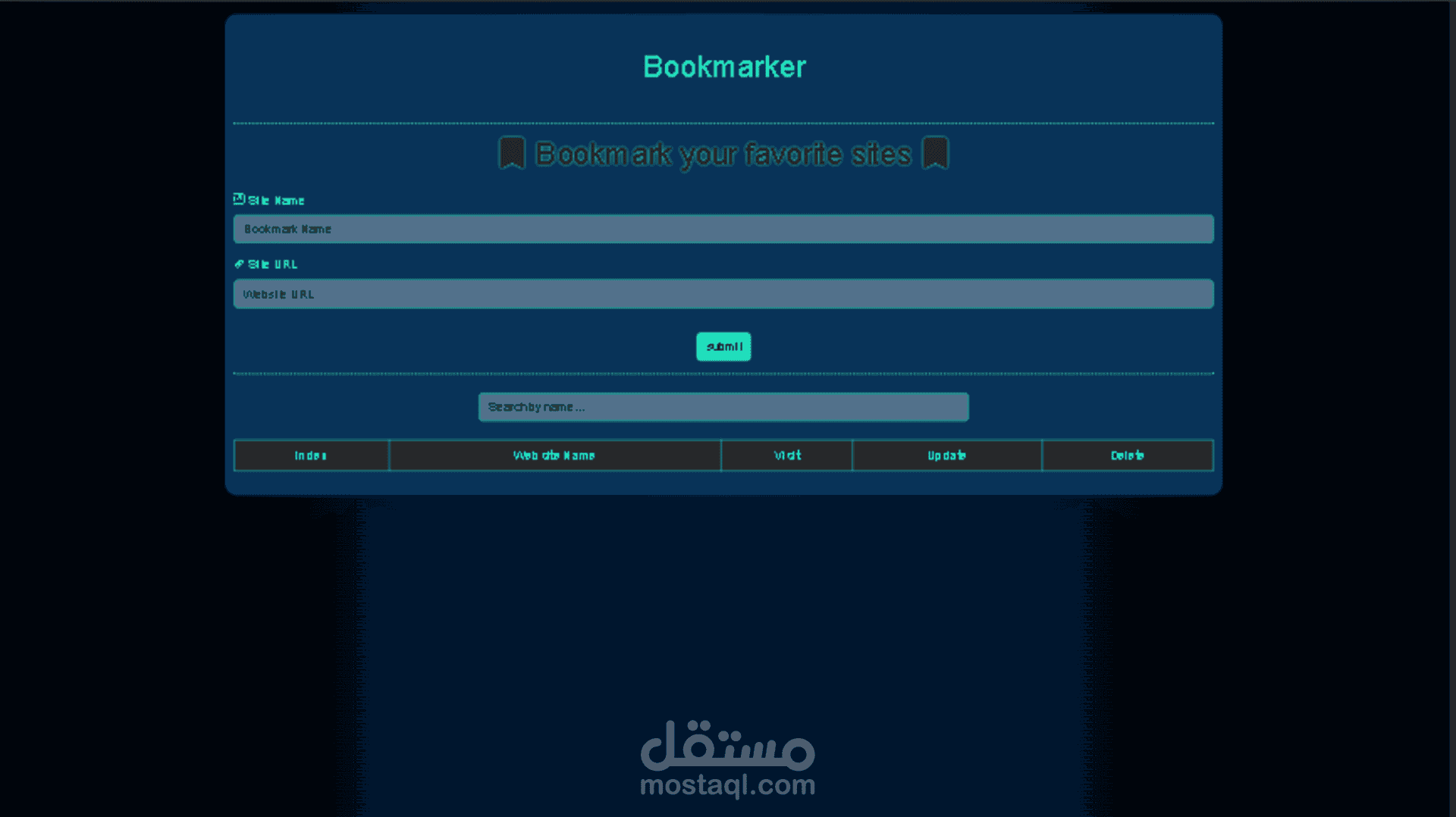 To Do List لإدارة عناوين ال URL