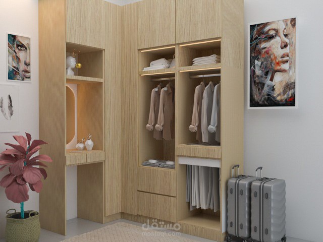تصميم درسينج روم