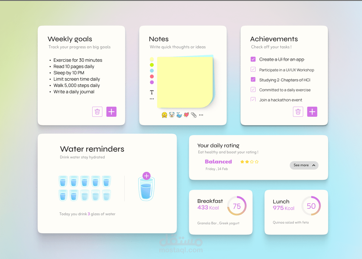 Habit Tracker Dashboard