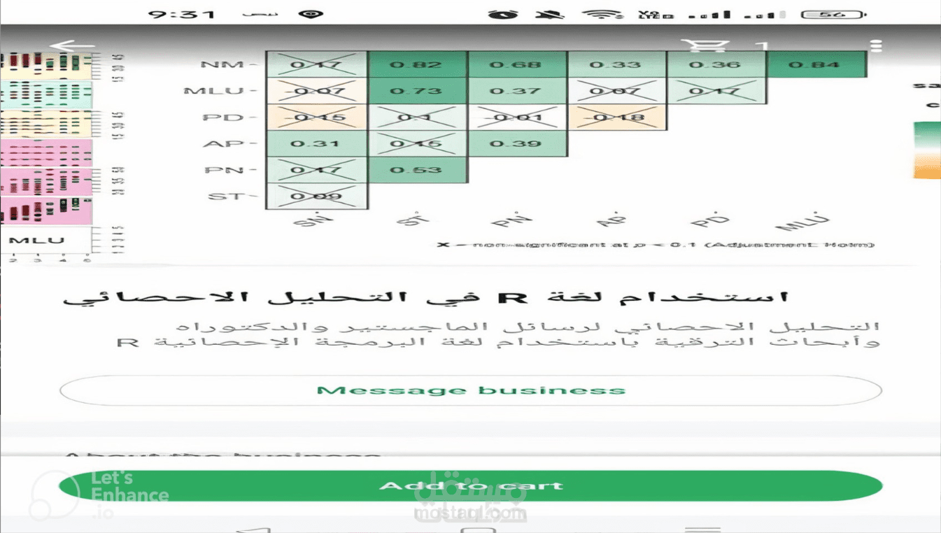 التحليل الاحصائي