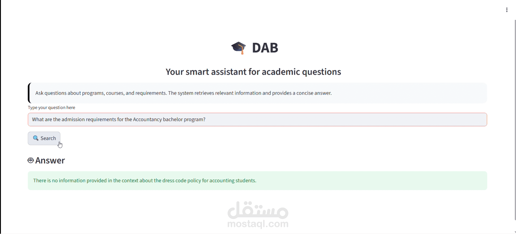 Smart Academic Advisor – AI RAG System for University Students