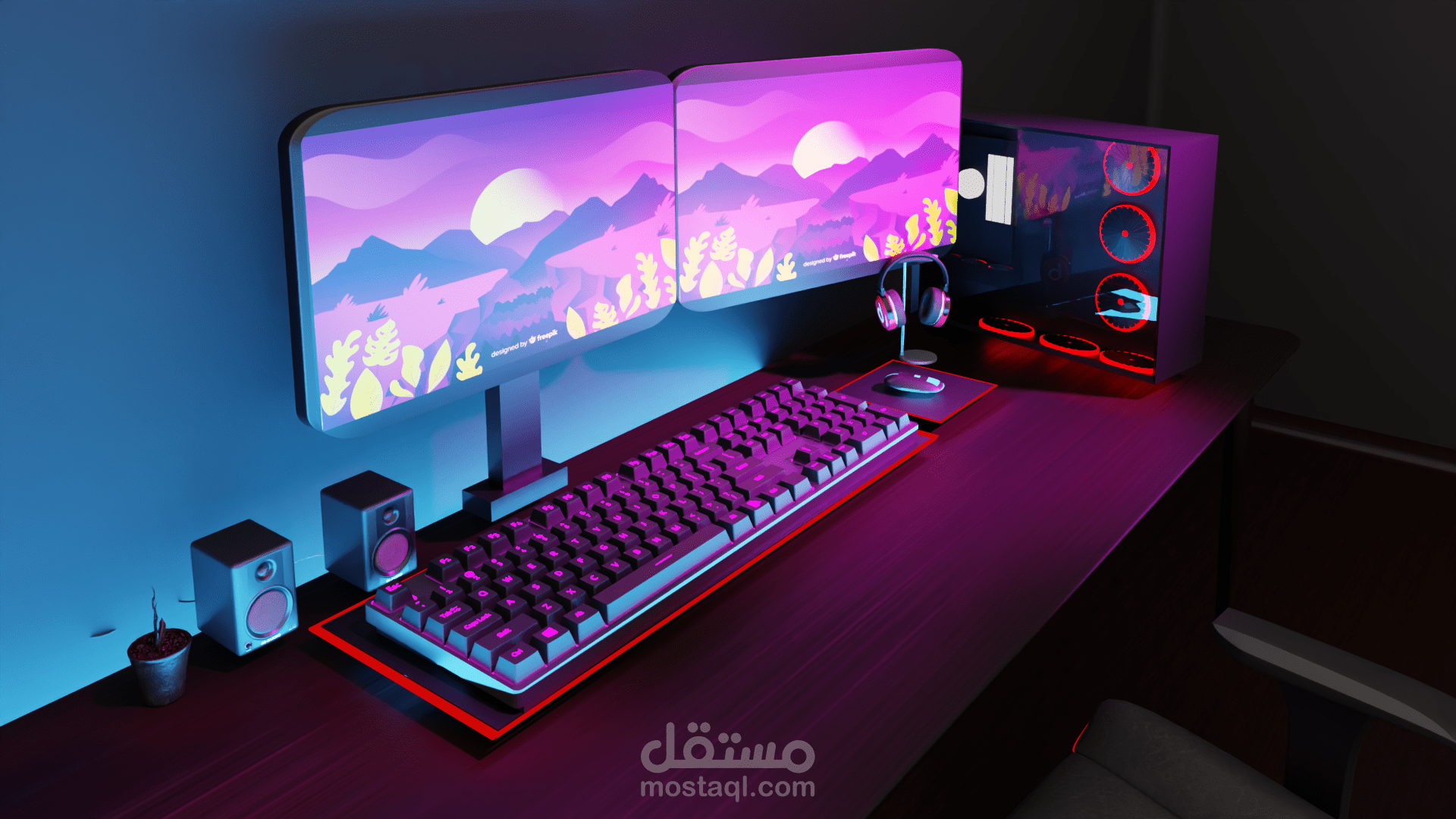 الإخراج البصري Render  وتطوير الخامات materials باستخدام بليندر  Blender
