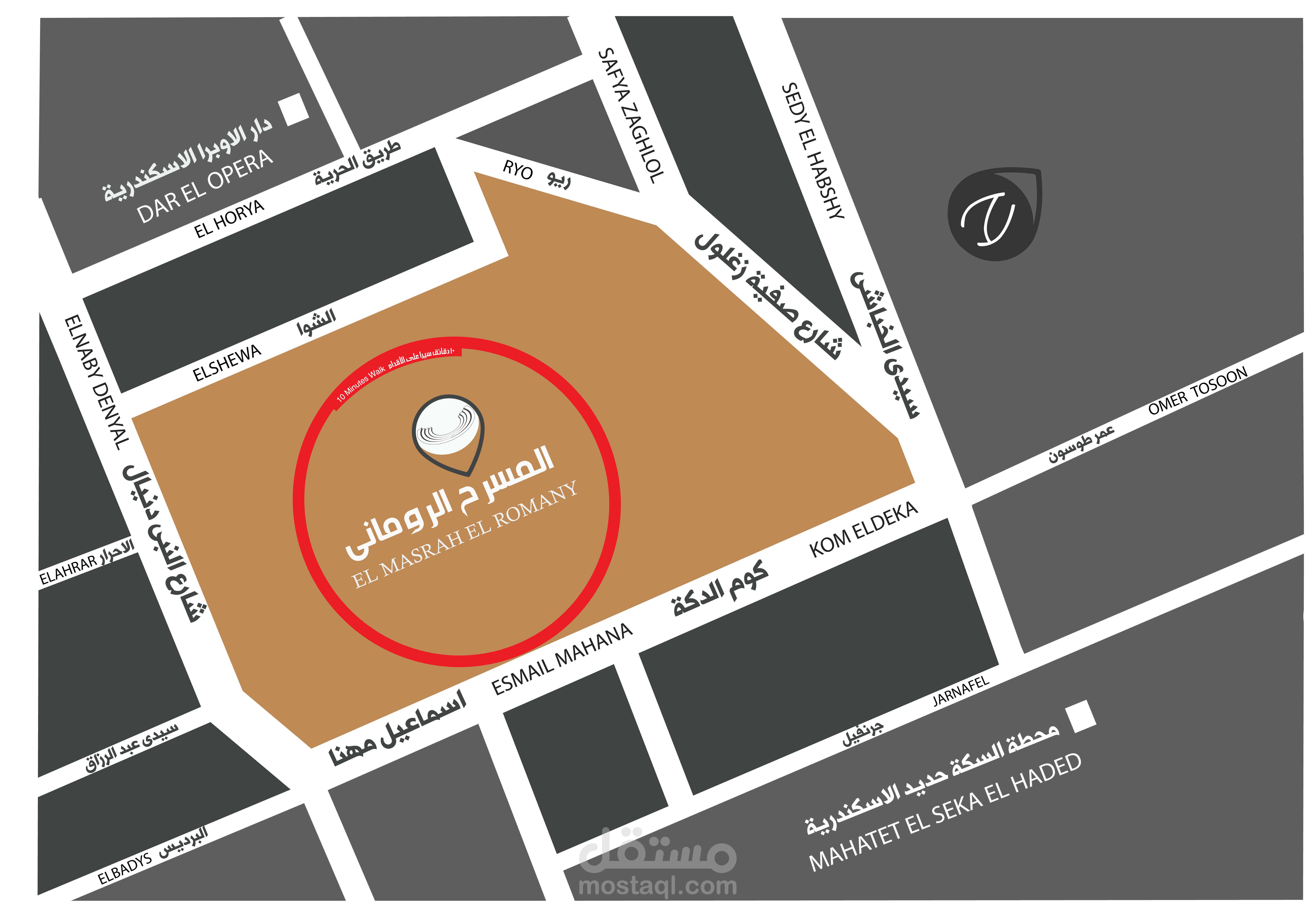map for masrh el romany