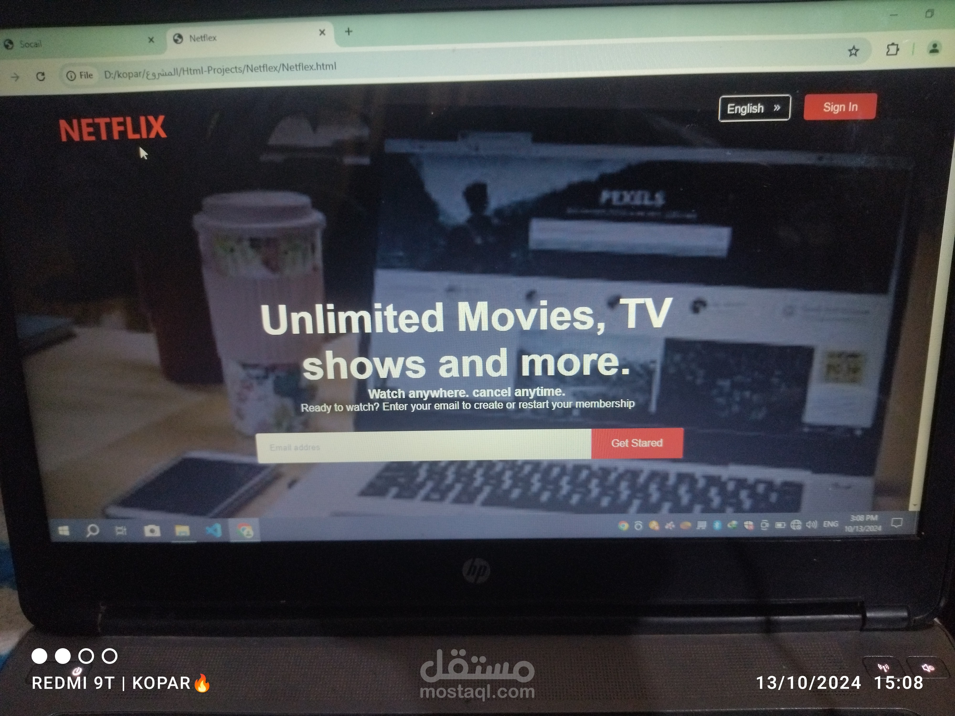 Netflix Website