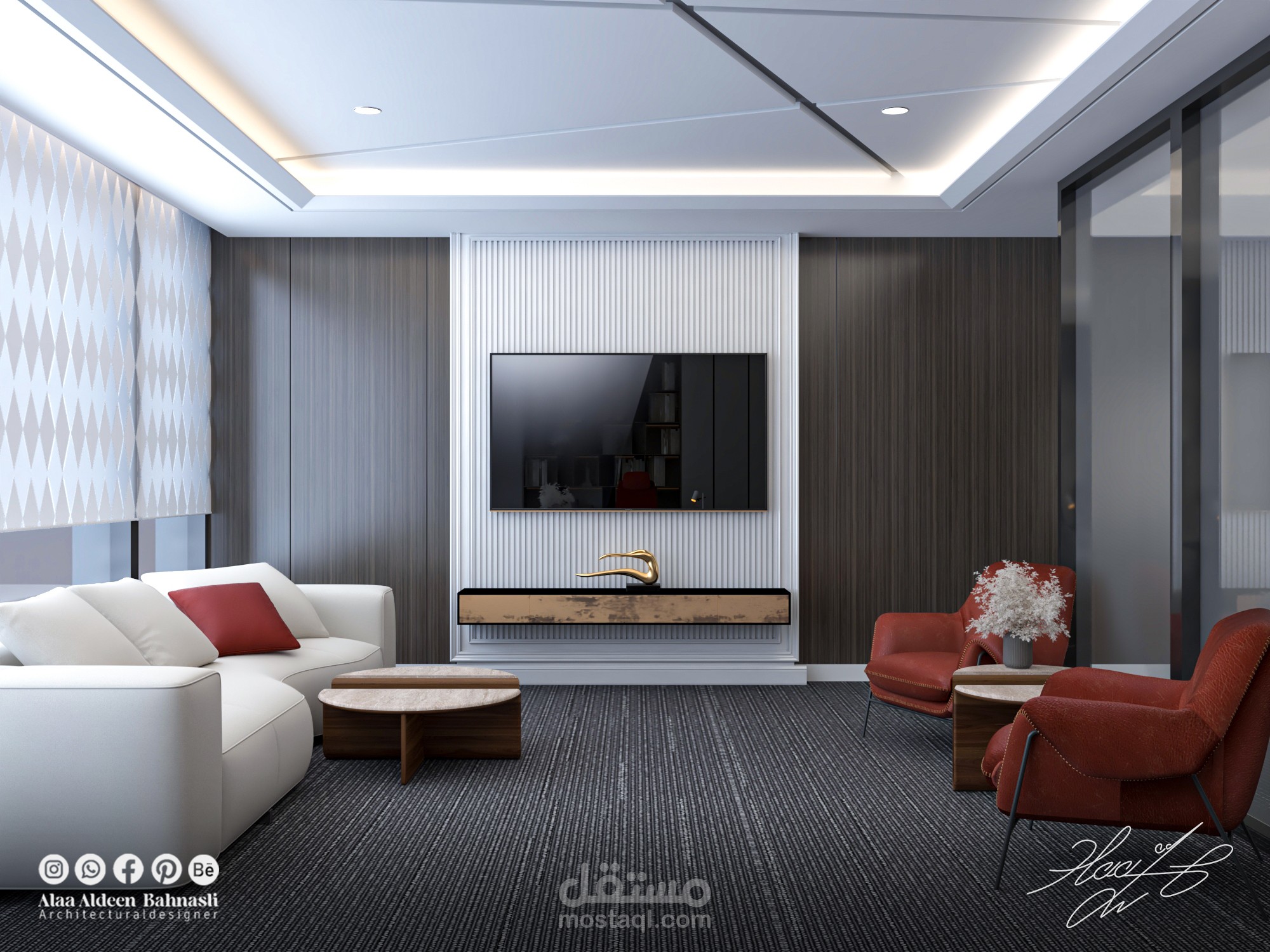 تصميم غرفة مدير