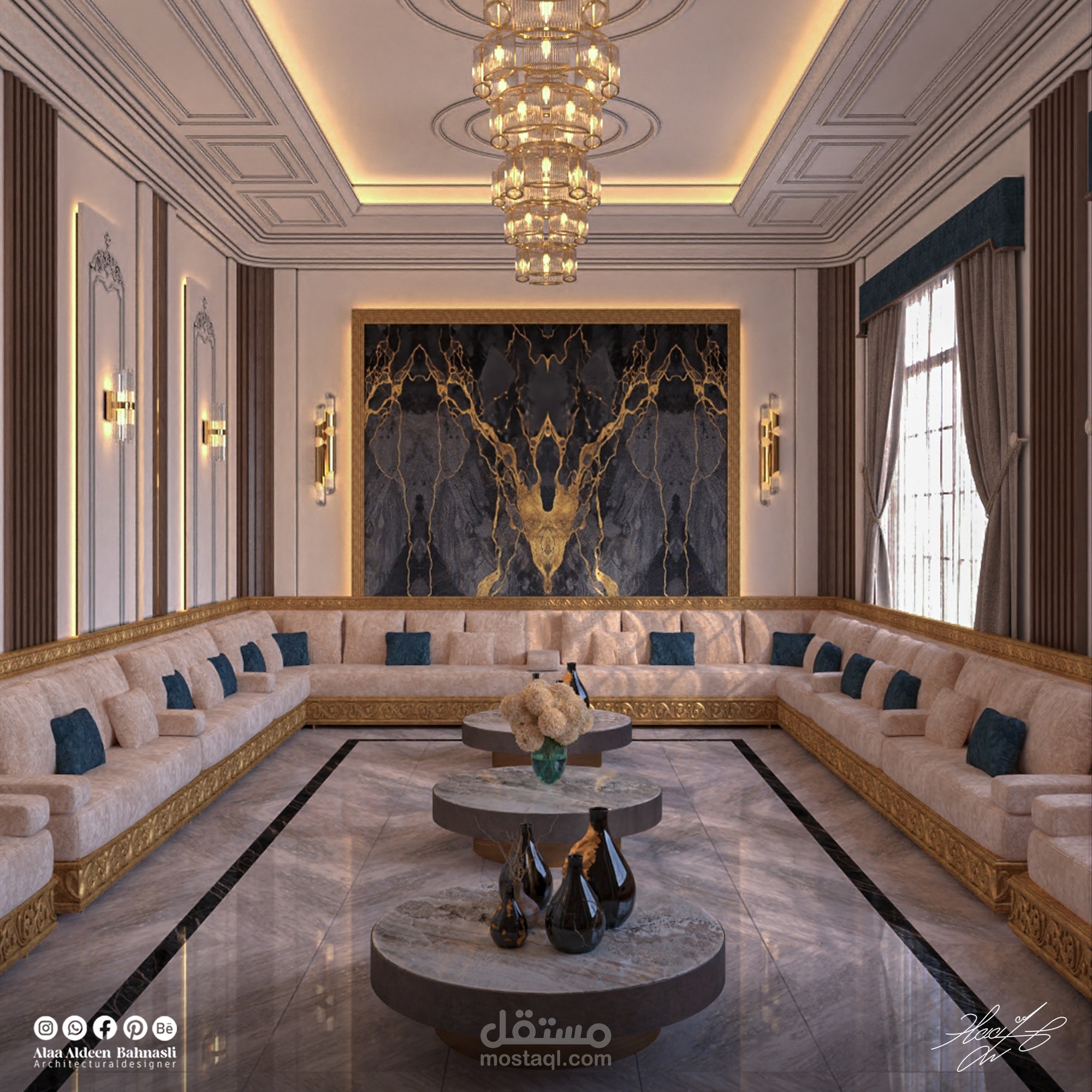 تصميم مجلس رجال