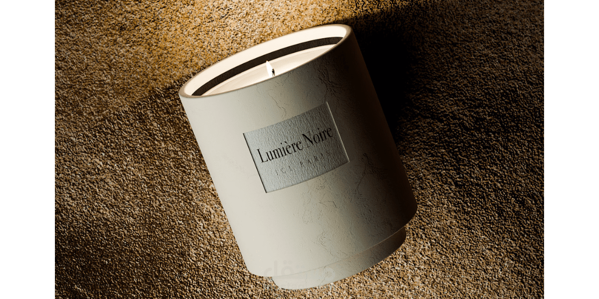 تصميم ثلاثي الأبعاد لشموع :Lumière Noire,