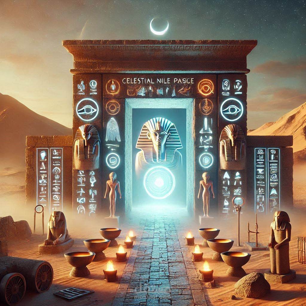 لغز بوابة النيل الفضائية: مغامرة علمية من المستقبل