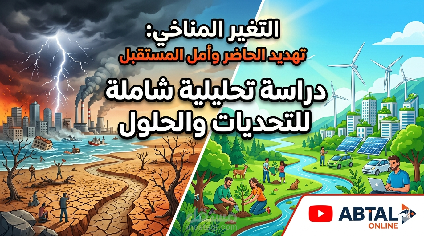 التغير المناخي تهديد الحاضر وأمل المستقبل