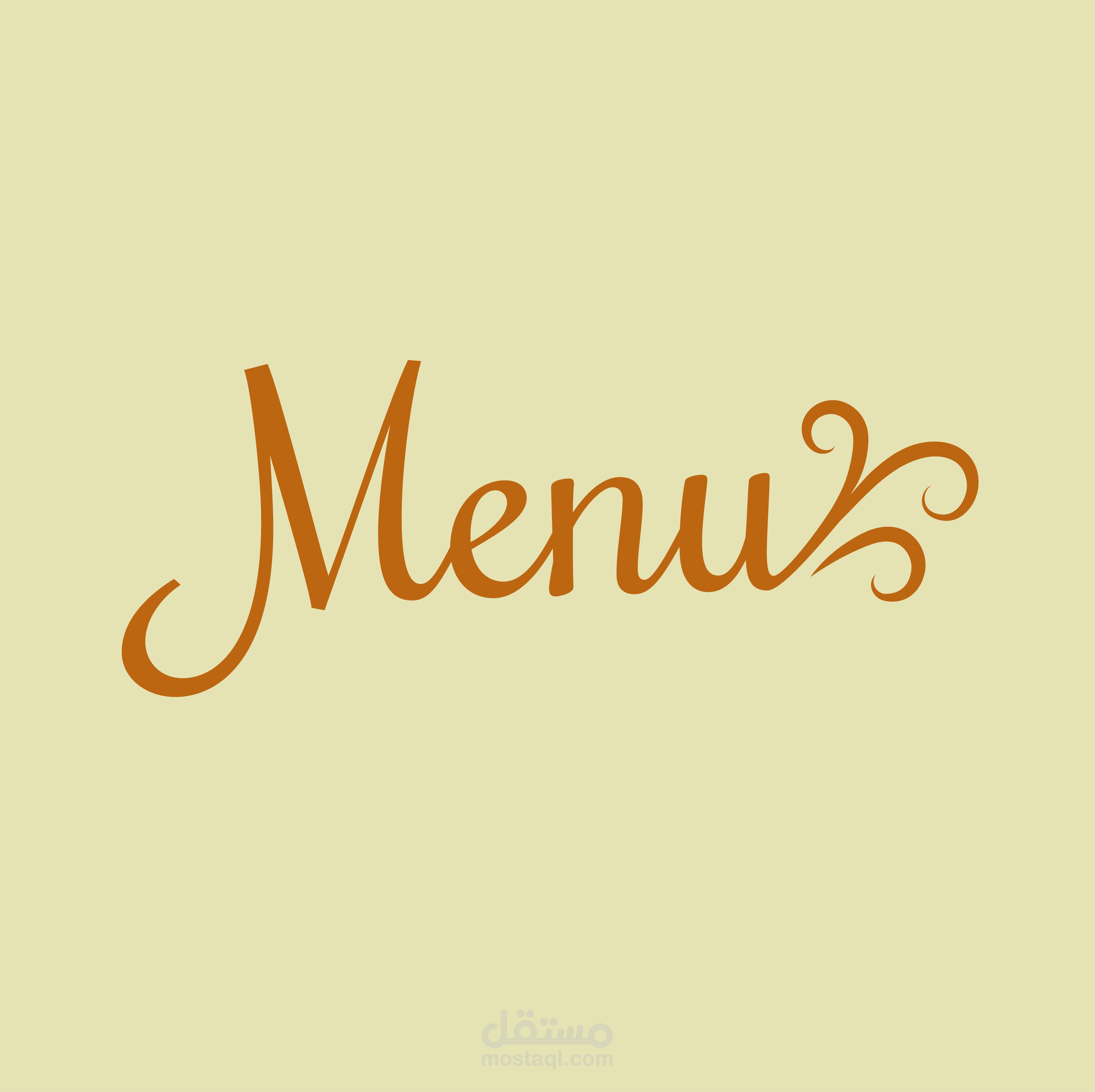 Food menu