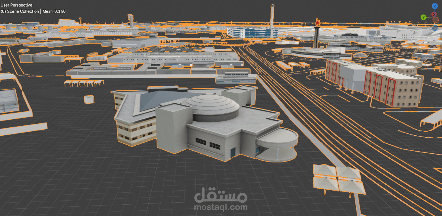 عمل مدينة كامله