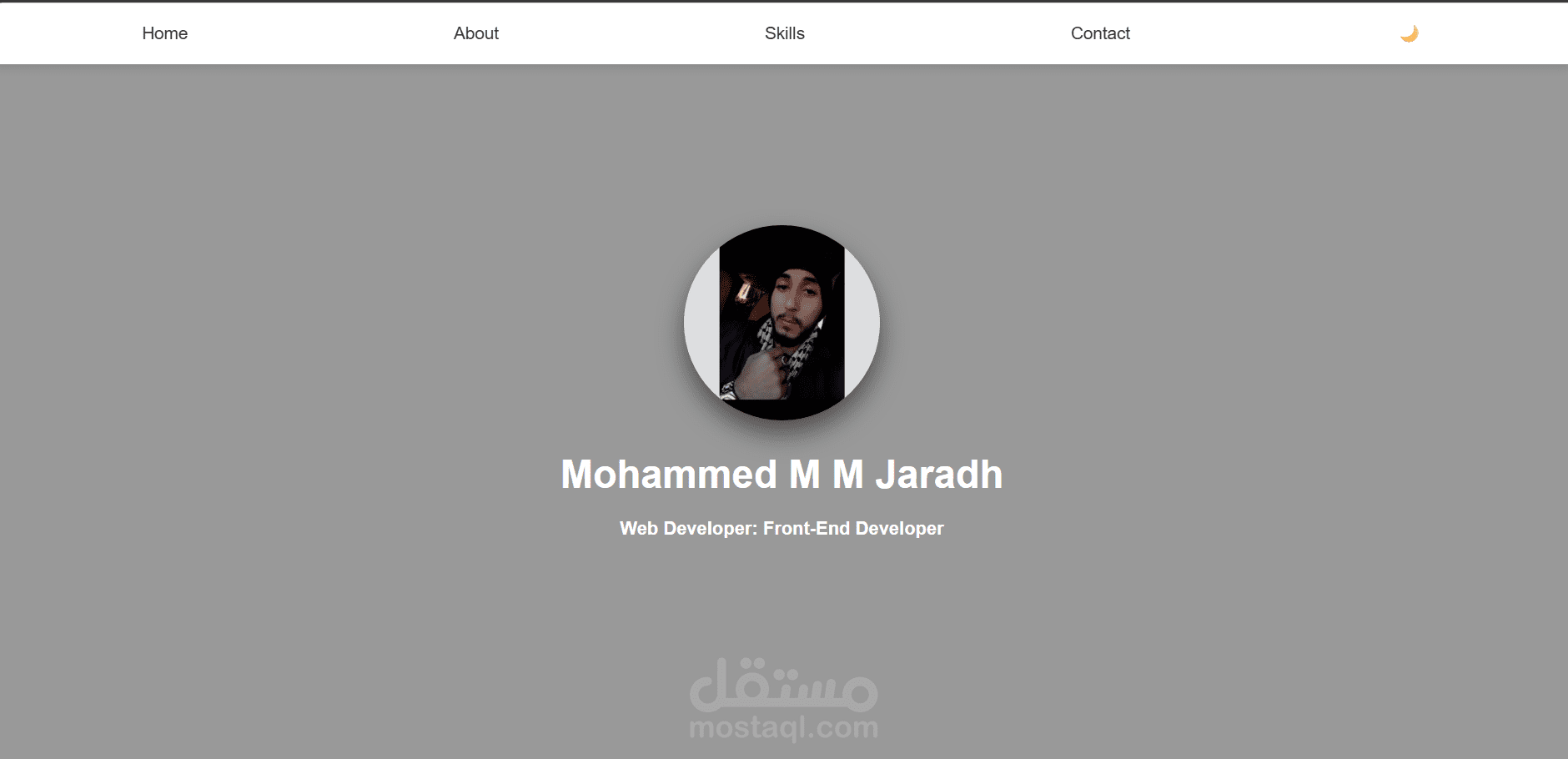 صفحة ويب شخصية (سيرة ذاتية)