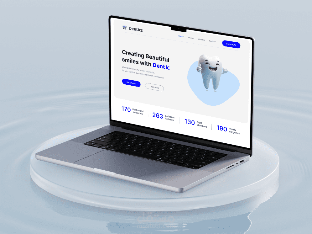 Dentics – Dental Clinic UI/UX Design