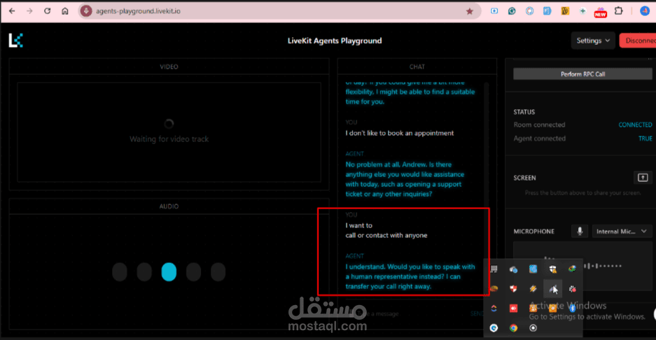 مساعد ذكاء اصطناعي لمركز الاتصال – Brain Health USA