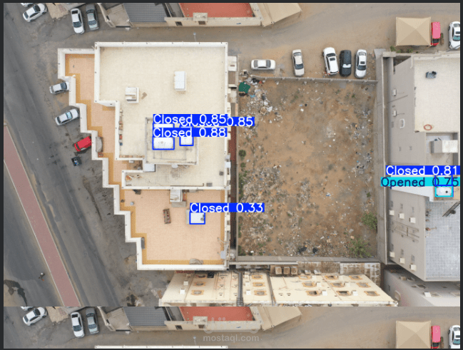 نظام ذكي لرصد حالة خزانات المياه من صور الدرون