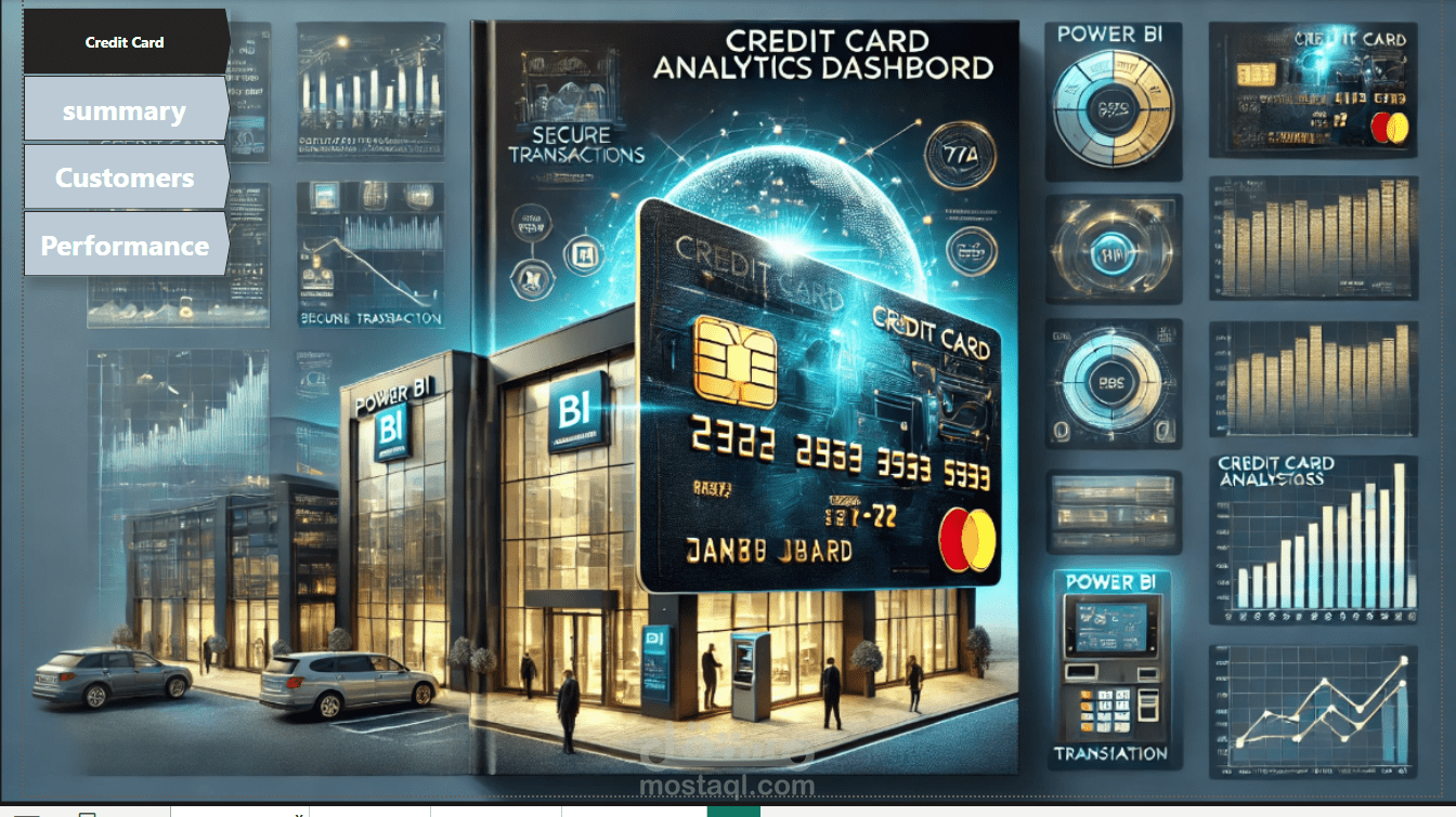 لوحة معلومات تحليل معاملات البطاقات الائتمانية