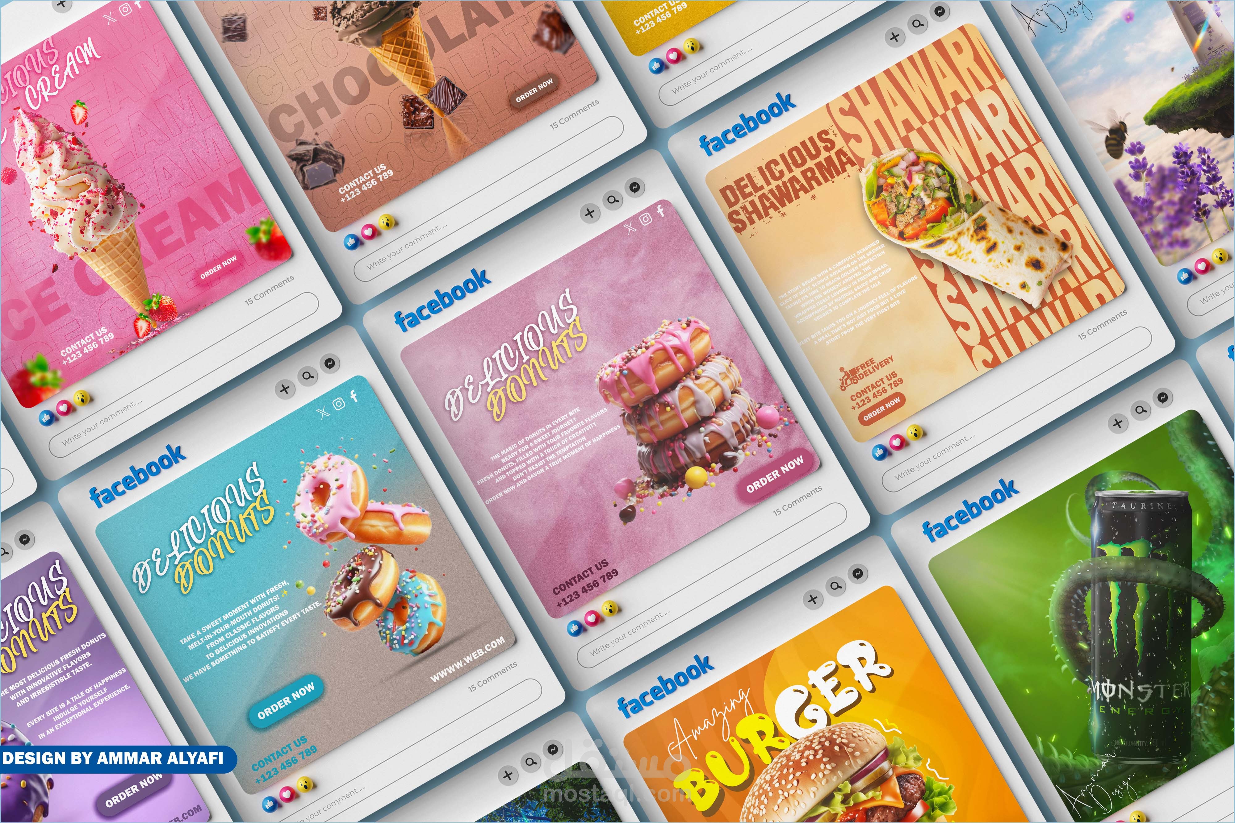 food social media post's