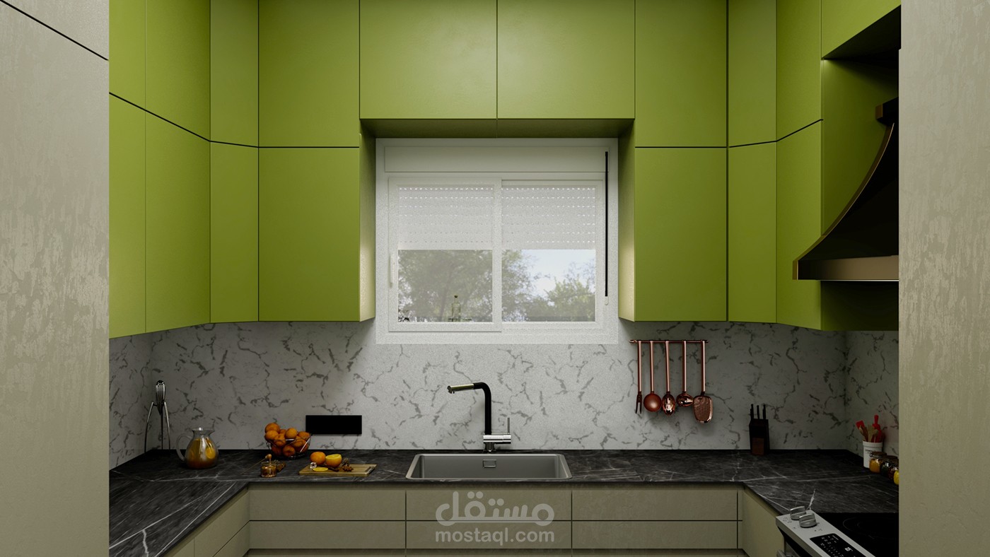 تصميم داخلي لمطبخ