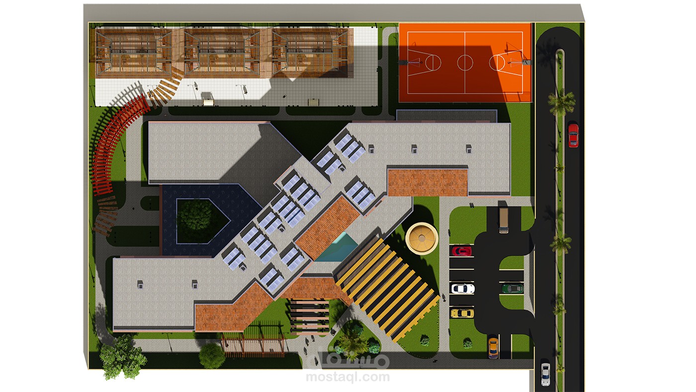 مشروع سكن طالبات خاص بالجامعة